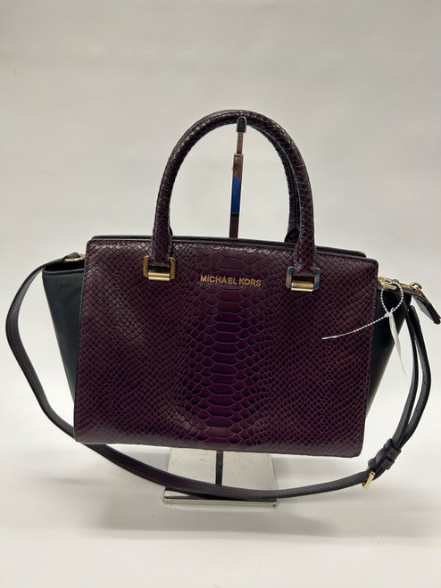 Vist Large View of Product Image Which is Used Michael Michael Kors Small Leather Handbag