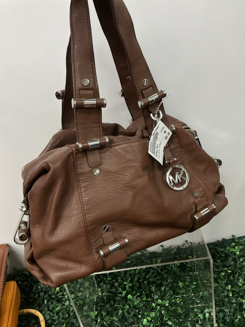 Vist Large View of Product Image Which is Used Michael Kors Large Leather Handbag