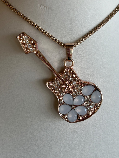 Vist Large View of Product Image Which is Used long guitar pendant Necklace