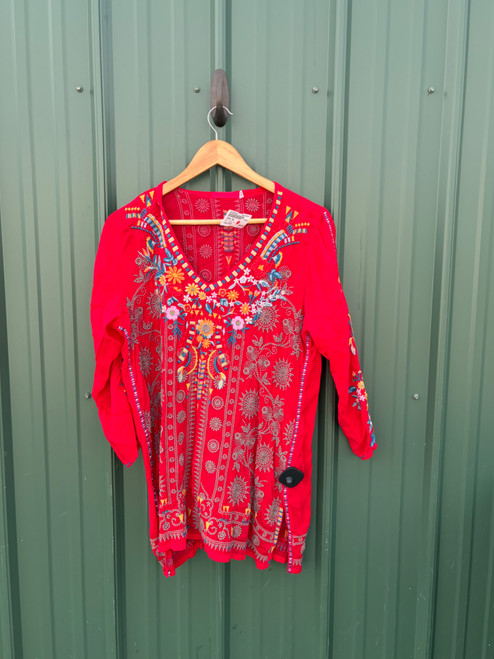 Vist Large View of Product Image Which is Used Johnny Was Short Sleeve Top S-4/6