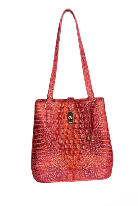 Vist Large View of Product Image Which is Used Brahmin Xlarge Leather Handbag