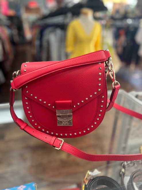 Vist Large View of Product Image Which is Used MCM Munchen Small Leather Handbag