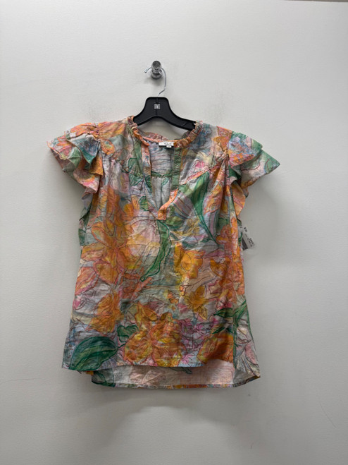 Vist Large View of Product Image Which is Used pink rails Short Sleeve Top S-4/6