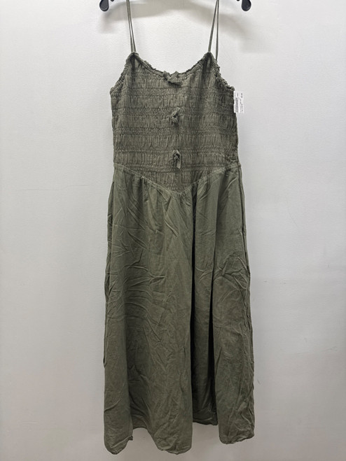 Vist Large View of Product Image Which is Used American Eagle Green Long Dress B L-12/14
