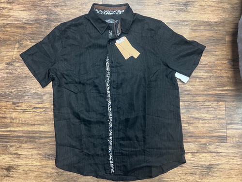 Vist Large View of Product Image Which is Used PJ Paul Jones Mens Short Sleeve Top M/15-15.5