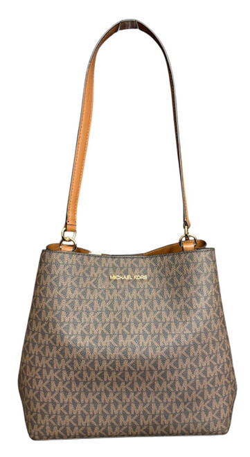 Vist Large View of Product Image Which is Used Michael Kors Large Leather Handbag