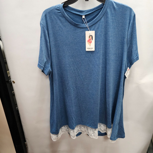 Vist Large View of Product Image Which is NWT Unbranded Short Sleeve Top 3X-22