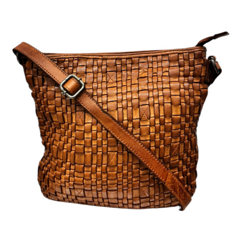 Vist Large View of Product Image Which is Used Vilenca Holland Crossbody Satchel