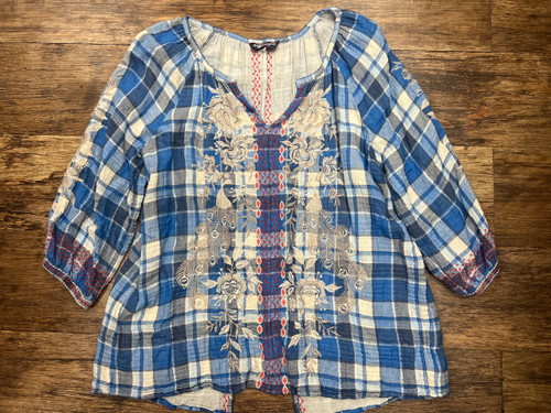 Vist Large View of Product Image Which is Used Johnny Was Long Sleeve Top M-8/10