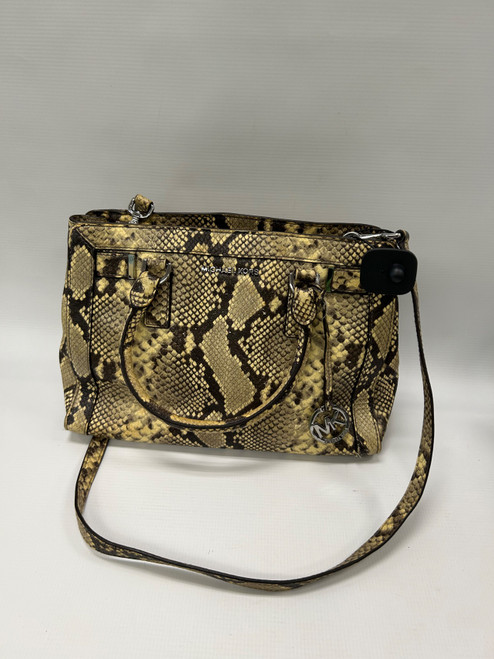 Vist Large View of Product Image Which is Used Michael Michael Kors Large Leather Handbag