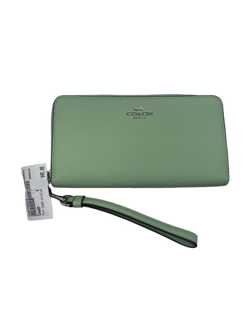 Vist Large View of Product Image Which is Used Coach Leather Wristlet