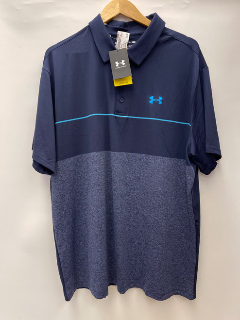 Vist Large View of Product Image Which is Used Under Armour Mens Short Sleeve Top 2X/18-18.5
