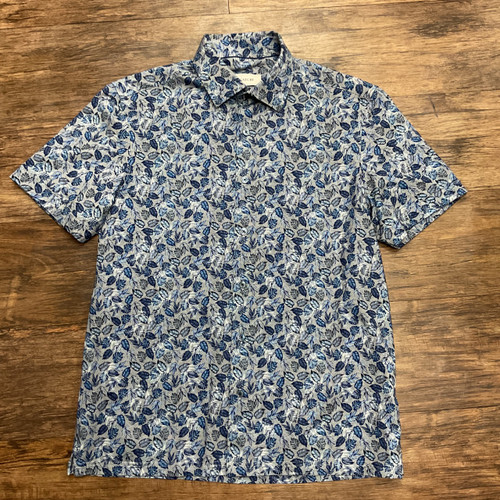 Vist Large View of Product Image Which is Used Bugatchi Mens Short Sleeve Top M/15-15.5