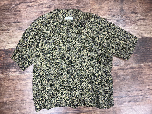 Vist Large View of Product Image Which is Used Saint Laurent Mens Short Sleeve Top 2X/18-18.5