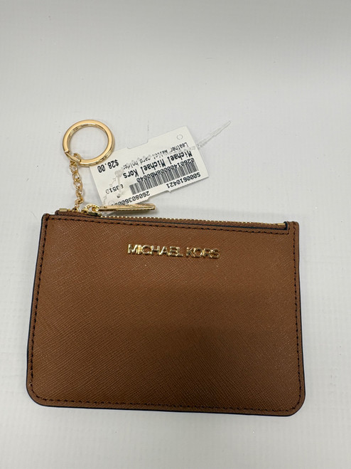 Vist Large View of Product Image Which is Used Michael Michael Kors Leather Wallet