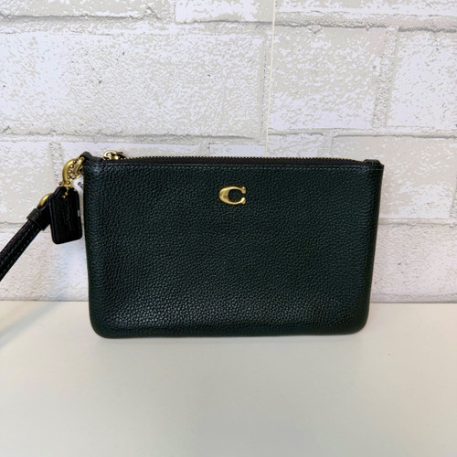 Vist Large View of Product Image Which is Used Coach Leather Wristlet