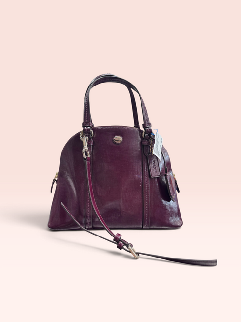 Vist Large View of Product Image Which is Used Coach Large Leather Handbag