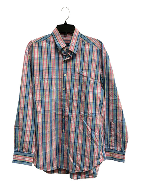 Vist Large View of Product Image Which is Used Vineyard Vines Mens Long Sleeve Top M/15-15.5
