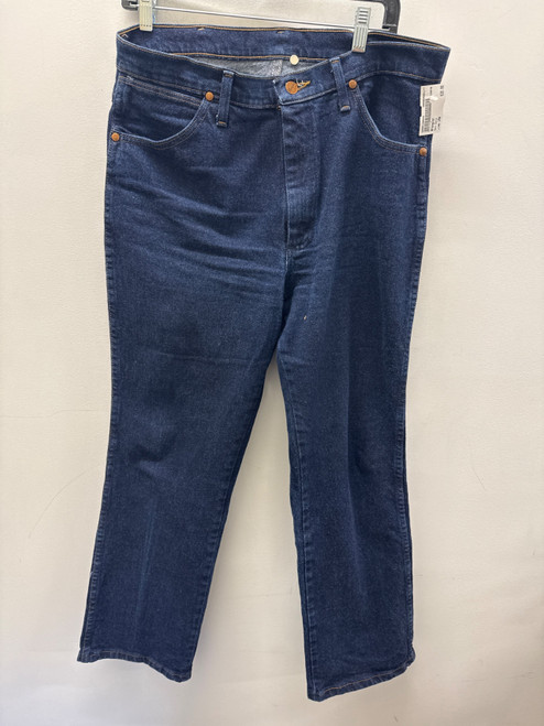 Vist Large View of Product Image Which is Used Blue Wrangler Mens Denim 34W