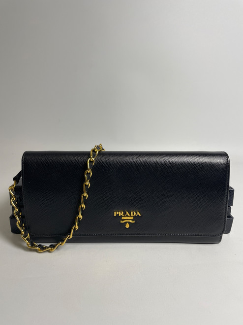Vist Large View of Product Image Which is Used Prada Small Leather Handbag