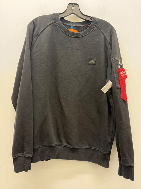 Vist Large View of Product Image Which is Used Black Men’s Alpha Industries  Sweatshirt L