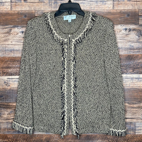 Vist Large View of Product Image Which is Used St. John Collection Short Light Jacket L-12/14