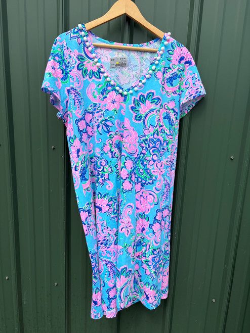 Vist Large View of Product Image Which is Used Lilly Pulitzer Short Dress F XL-16