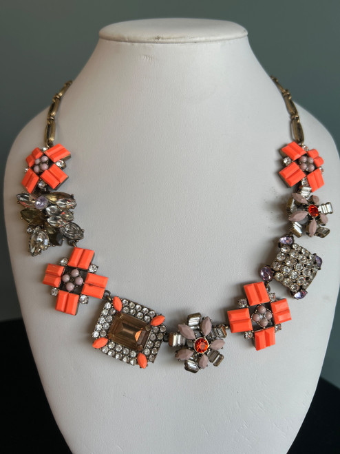 Vist Large View of Product Image Which is Used J. Crew orange gemstone Necklace