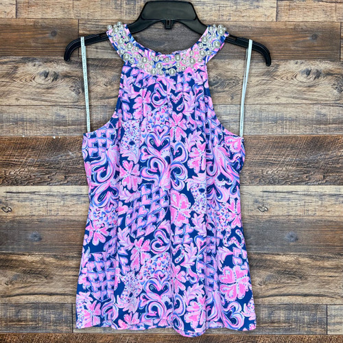 Vist Large View of Product Image Which is Used Lilly Pulitzer Tank Top S-4/6