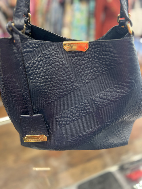 Vist Large View of Product Image Which is Used Burberry Large Leather Handbag