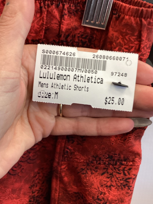 Vist Large View of Product Image Which is Used Lululemon Athletica Mens Athletic Shorts M