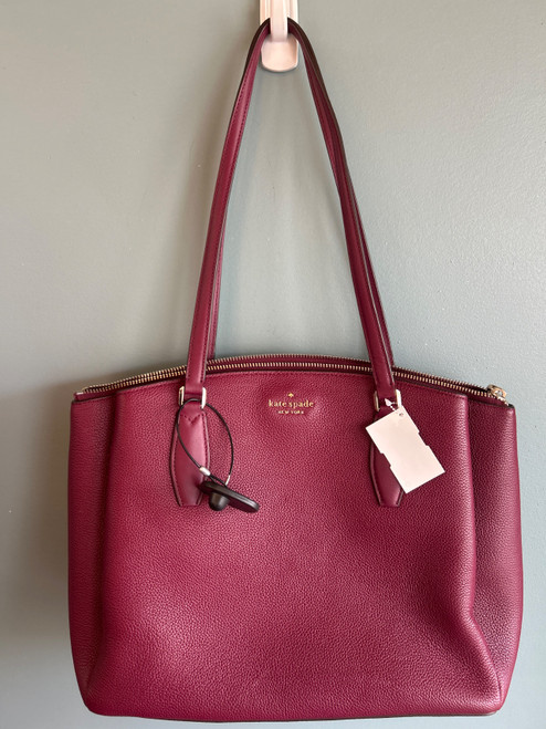 Vist Large View of Product Image Which is Used Kate Spade New York Large Leather Handbag