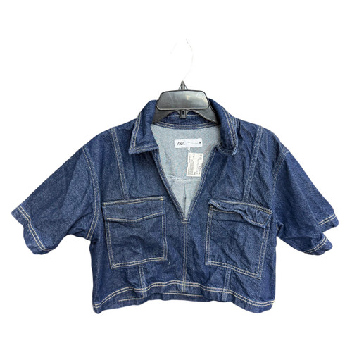 Vist Large View of Product Image Which is Used Zara Short Sleeve Top L-12/14