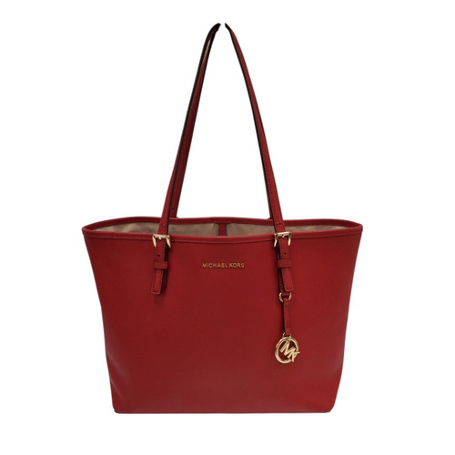 Vist Large View of Product Image Which is Used Michael Michael Kors Large Leather Handbag