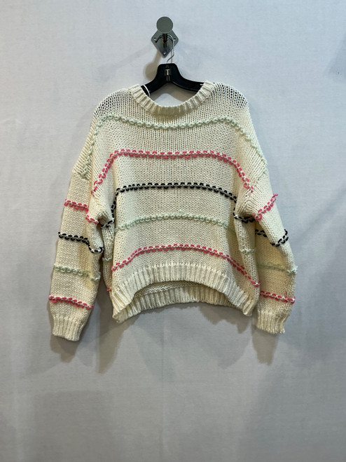 Vist Large View of Product Image Which is Used Pink Lilly Lightweight Sweater L-12/14