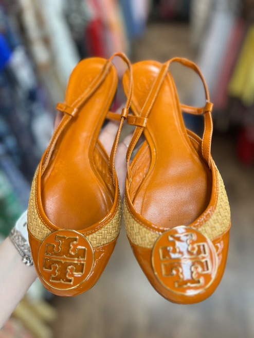 Vist Large View of Product Image Which is Used Tory Burch Flats 8.5