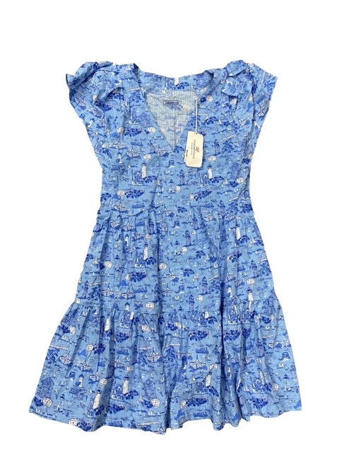 Vist Large View of Product Image Which is Used Vineyard Vines Short Dress F XS-0/2