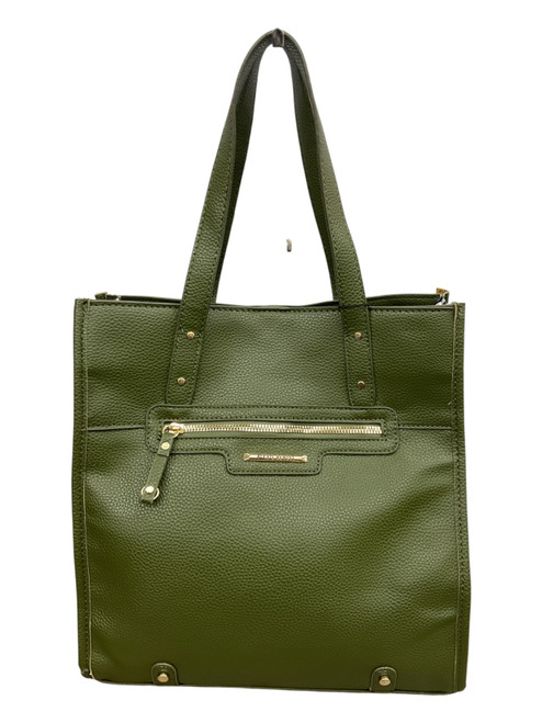 Vist Large View of Product Image Which is Alexis Bendel Small Leather Handbag