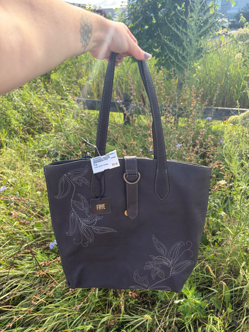 Vist Large View of Product Image Which is Used Frye Large Leather Handbag