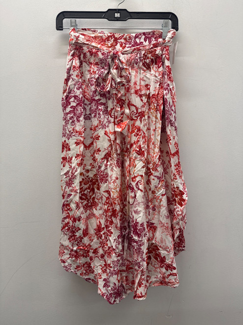 Vist Large View of Product Image Which is Used Maeve Floral Pink White Long Skirt XS 0-2/25-26