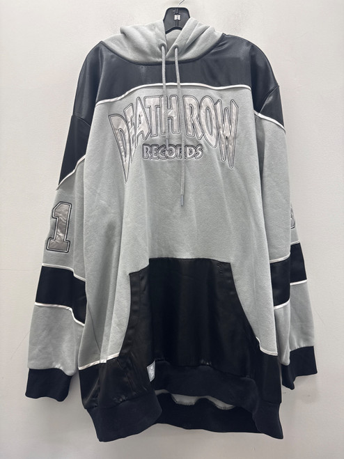Vist Large View of Product Image Which is Used Death Row Records Snoop Dog Black Grey Mens Sweatshirt XXXL