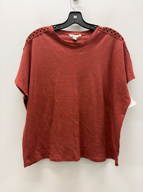Vist Large View of Product Image Which is Used Burnt Orange BTS  Rw & Co T-Shirt L-12/14
