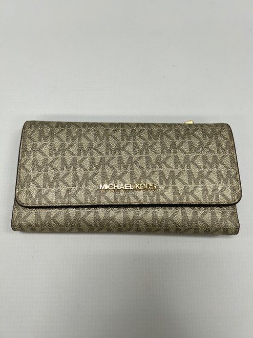 Vist Large View of Product Image Which is Used Michael Michael Kors Leather Wallet