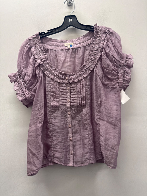 Vist Large View of Product Image Which is Used Purple Pilcro Short Sleeve Top L-12/14