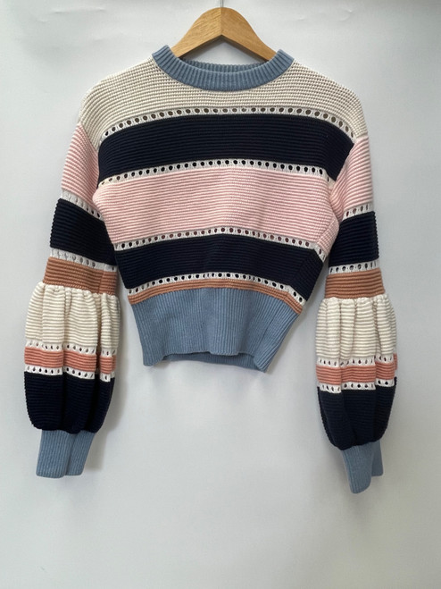 Vist Large View of Product Image Which is Used Self Portrait Heavyweight Sweater S-4/6