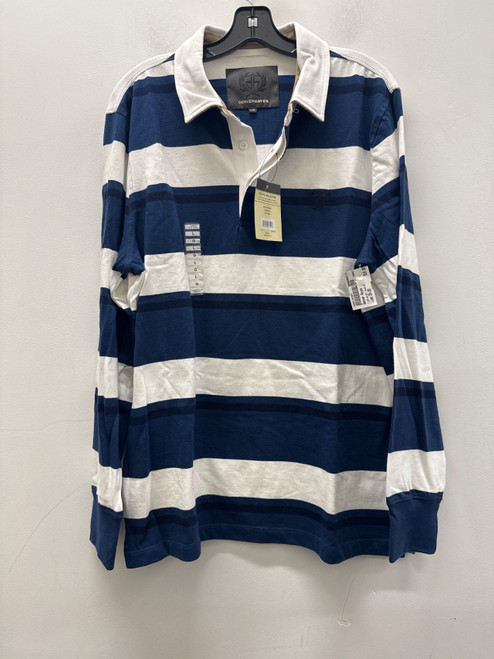 Vist Large View of Product Image Which is Used Blue/White Denver Hayes Lightweight Sweater 2X-20