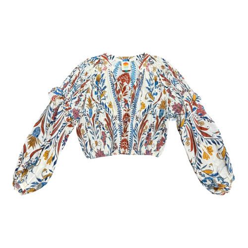 Vist Large View of Product Image Which is Used Farm Rio Long Sleeve Top S-4/6