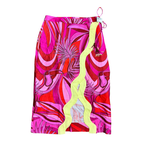 Vist Large View of Product Image Which is Used Farm Rio Long Skirt M 8-10/28-30
