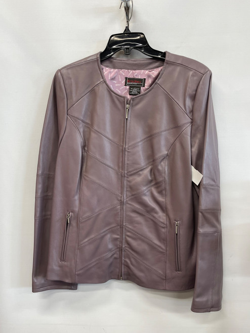 Vist Large View of Product Image Which is Bradley Leather Coat