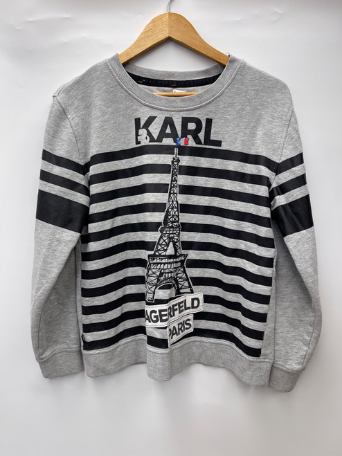 Vist Large View of Product Image Which is Used Karl Lagerfeld Paris Sweatshirt M-8/10